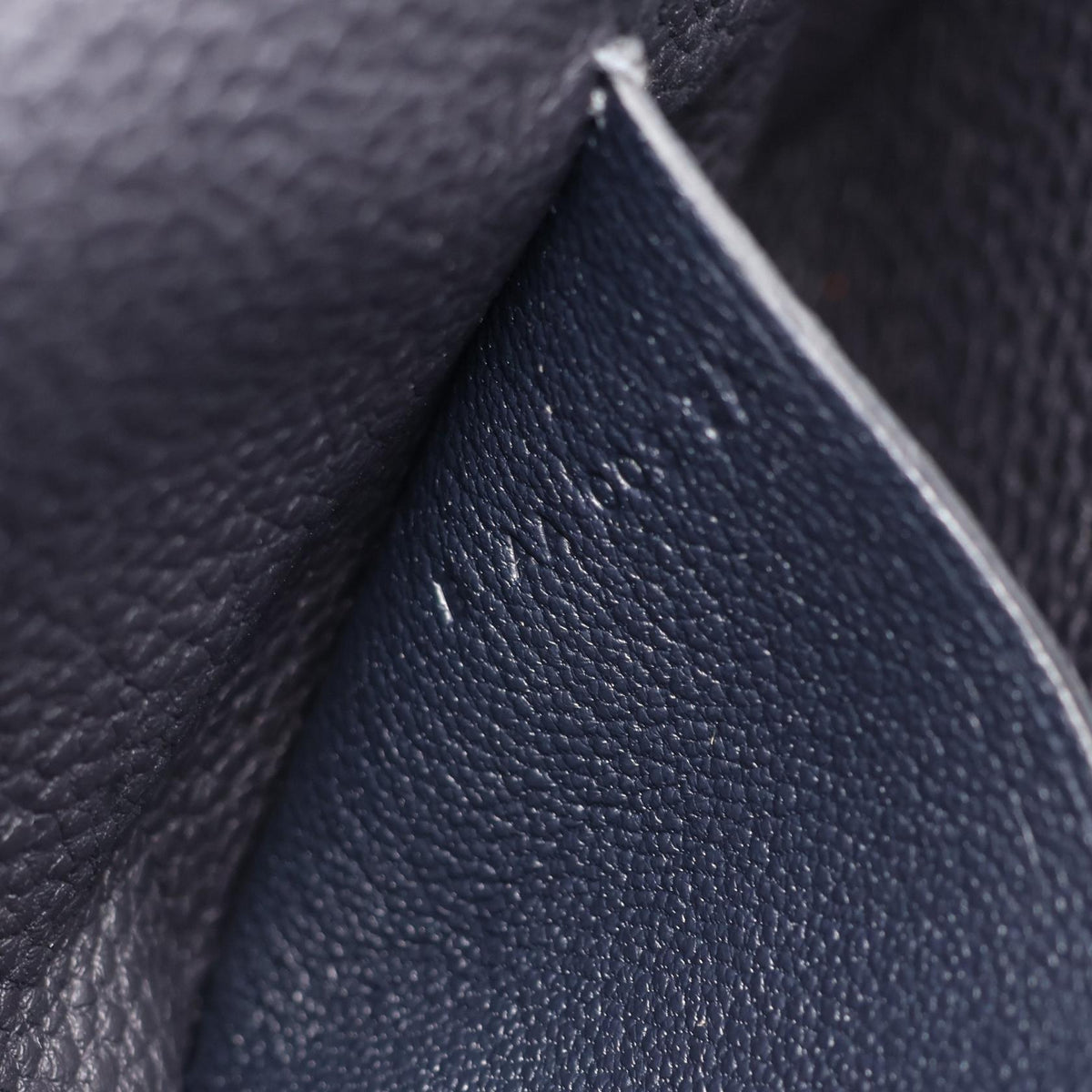 エルメス ヴィド ポッシュ ショルダーバッグ ネイビー系 ジョーヌナプル トゴ バッグ HERMES