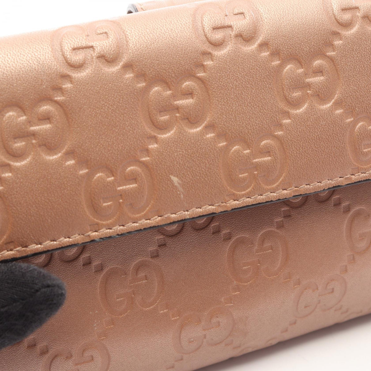 グッチ グッチシマ ラブリーハート 二つ折り長財布 ピンク系 財布・小物 GUCCI