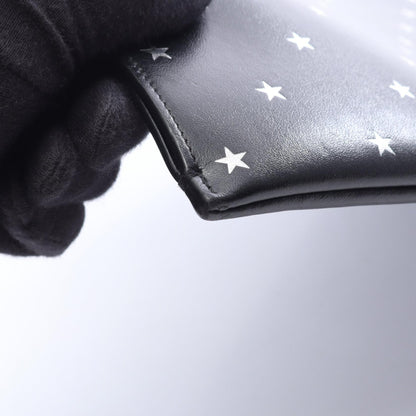 サンローランパリ ミニジップタブレットスリーブ スター セカンドバッグ クラッチバッグ ブラック系 シルバー系 バッグ SAINT LAURENT PARIS