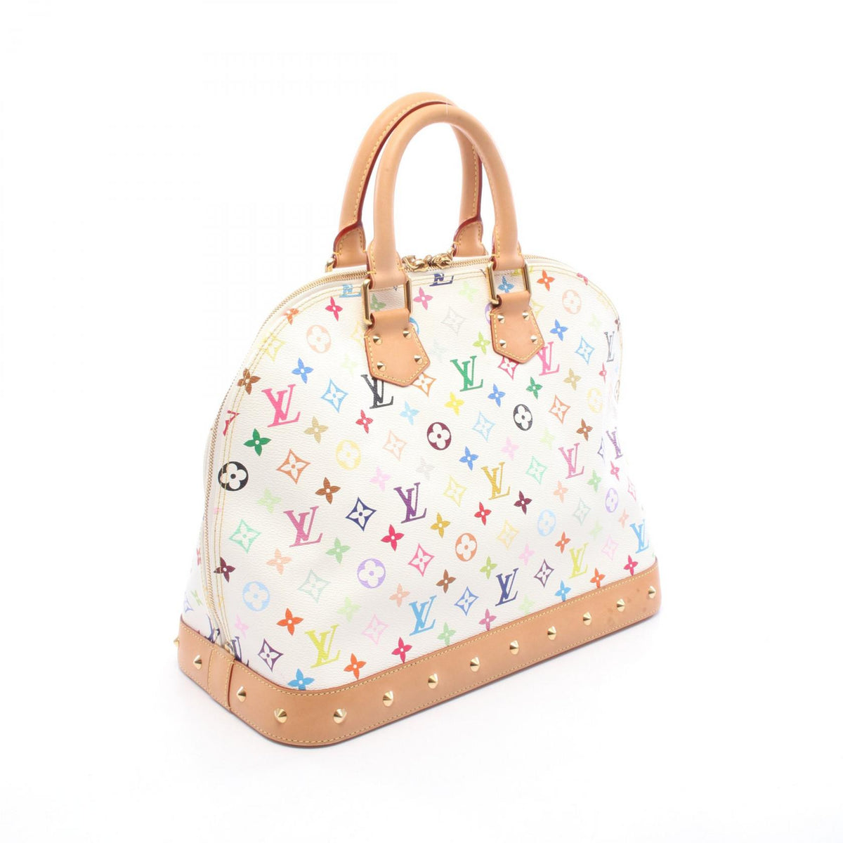 ルイ・ヴィトン アルマGM モノグラムマルチカラー ブロン ハンドバッグ ホワイト系 バッグ LOUIS VUITTON