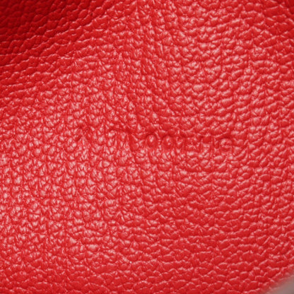 エルメス ベアンスフレ ルージュカザック 二つ折り長財布 レッド系 シェーブル 財布・小物 HERMES