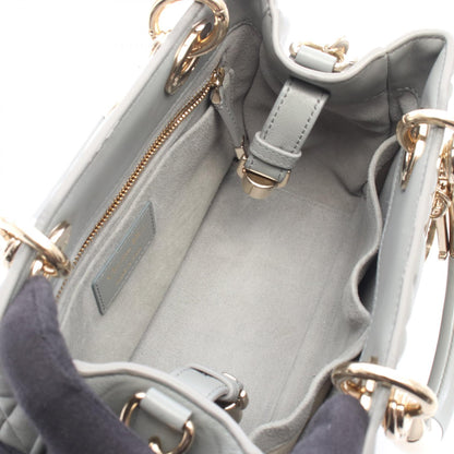 ディオール レディ 95.22 スモール カナージュ 2WAY ハンドバッグ グレー系 バッグ DIOR