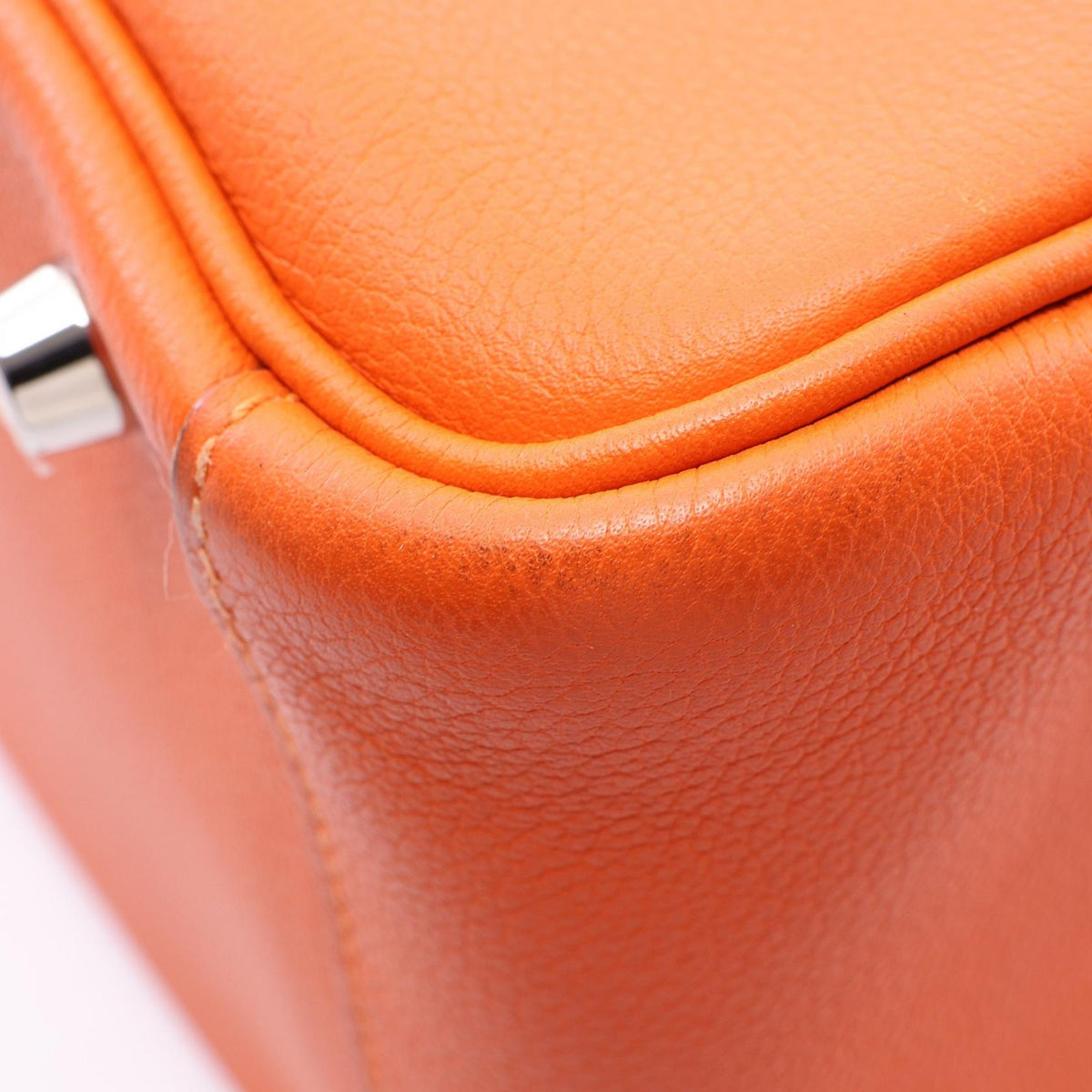 エルメス リンディ30 ショルダーバッグ オレンジ系 エバーカラー バッグ HERMES