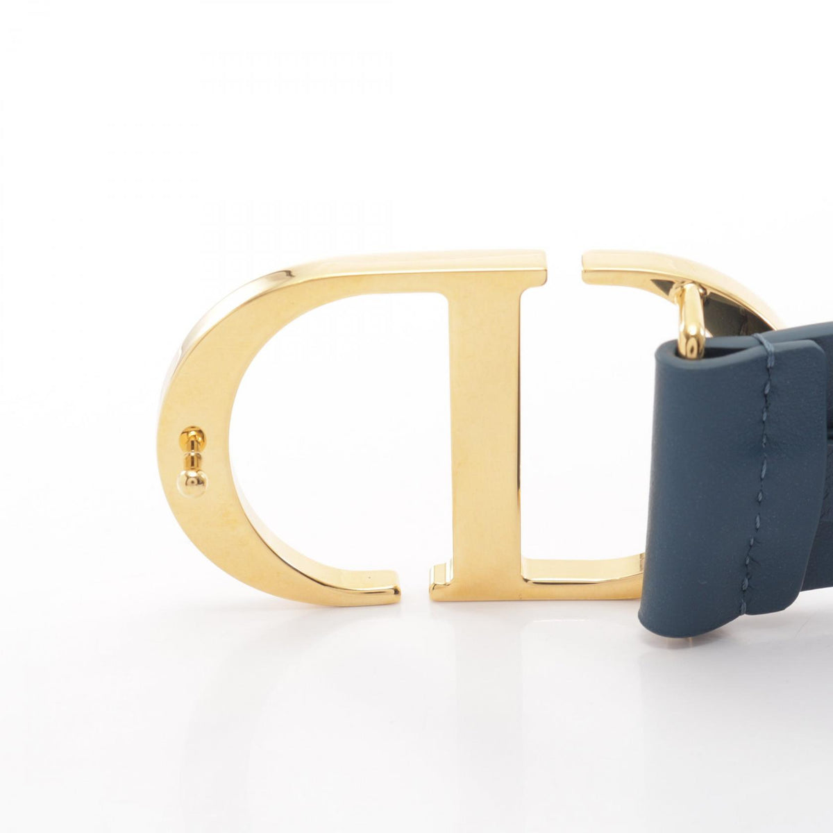 ディオール CDロゴバックル ベルト ゴールド系 グリーン系 財布・小物 DIOR
