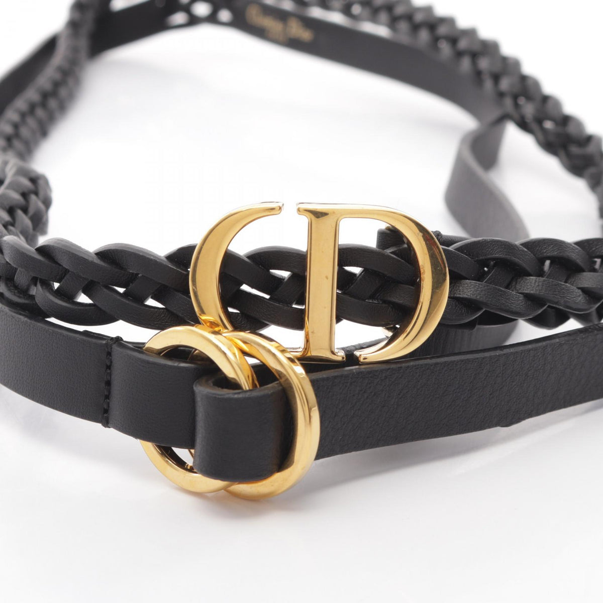ディオール CDロゴバックル ベルト ブラック系 財布・小物 DIOR