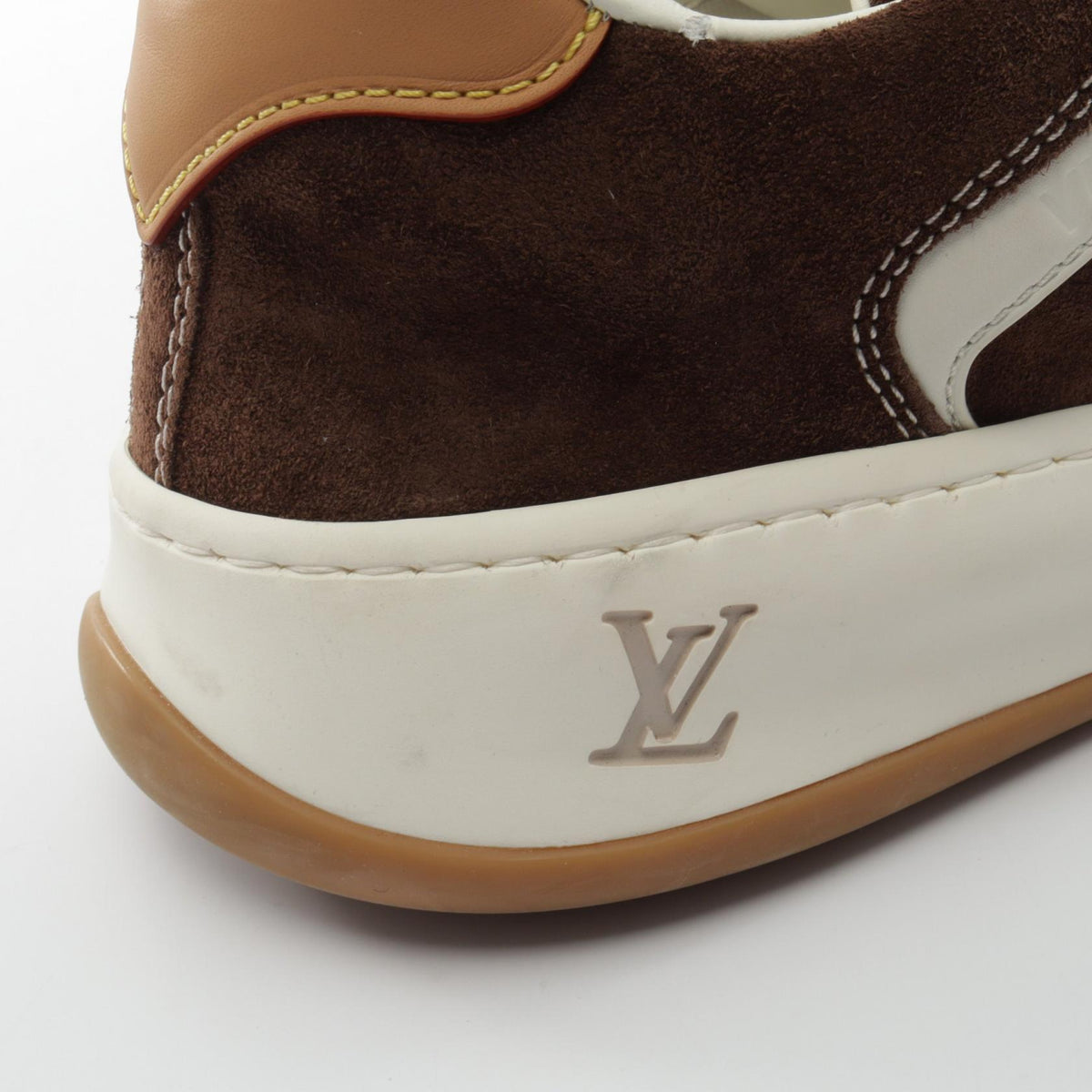 ルイ・ヴィトン LVティルテッド スニーカー ブラウン系 ホワイト系 シューズ LOUIS VUITTON