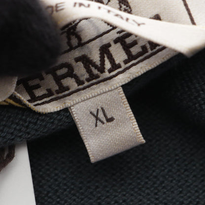 エルメス ジップアップ ニット カーディガン ブルー系 ネイビー系 グレー系 トップス HERMES