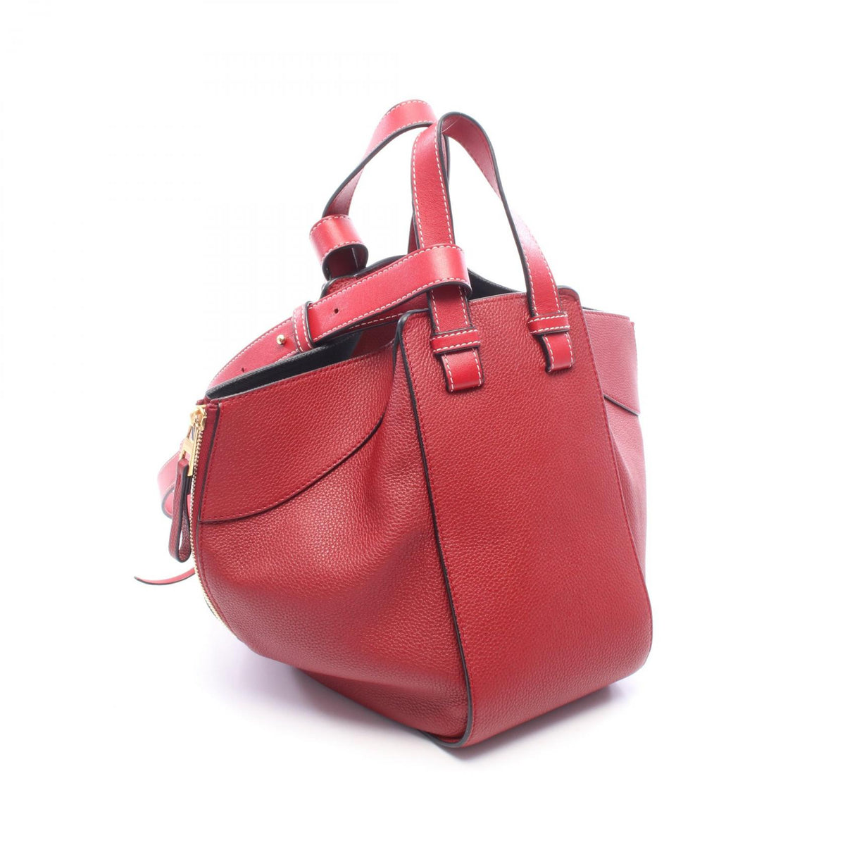 ロエベ ハンモックバッグ スモール 2WAY ハンドバッグ レッド系 バッグ LOEWE