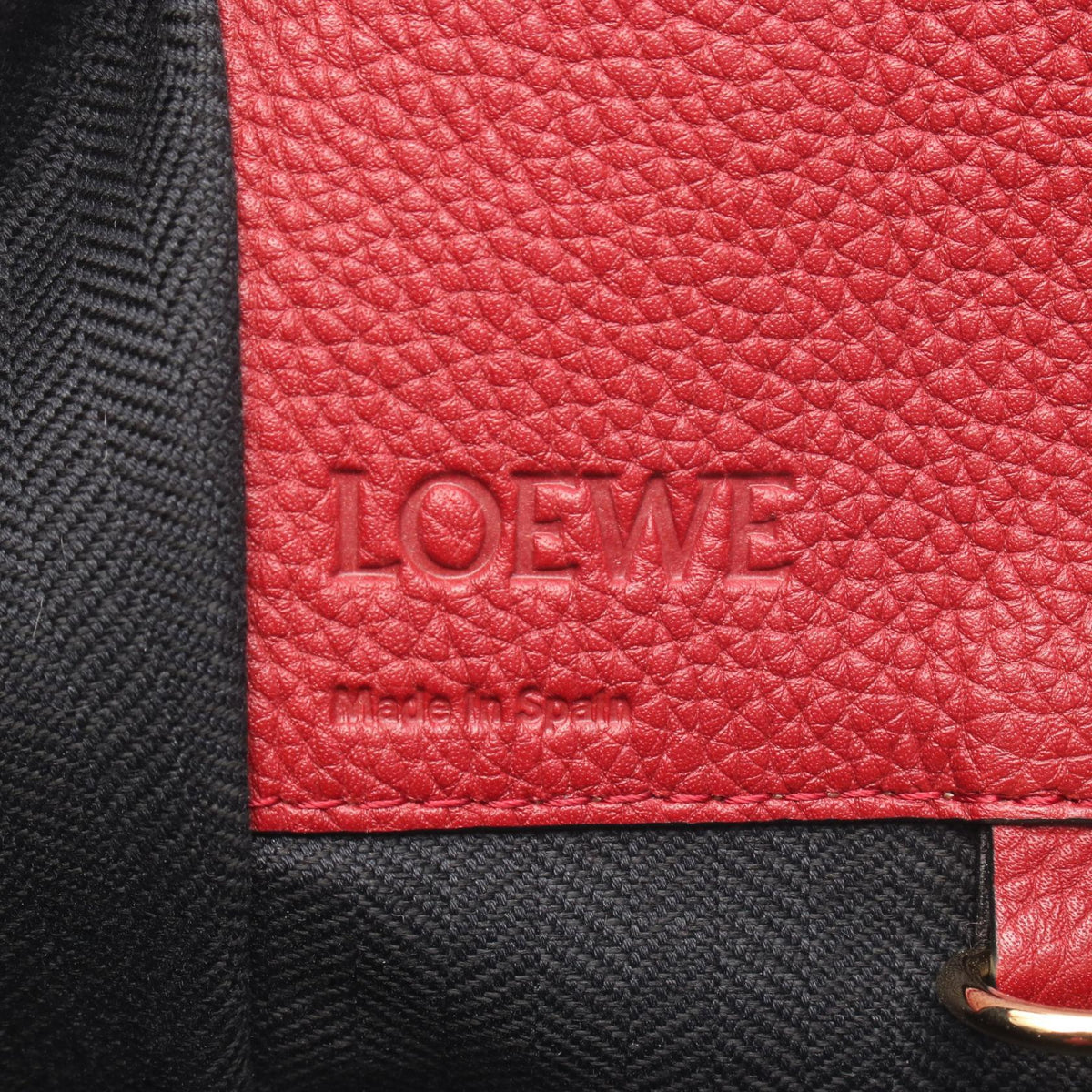 ロエベ ハンモックバッグ スモール 2WAY ハンドバッグ レッド系 バッグ LOEWE