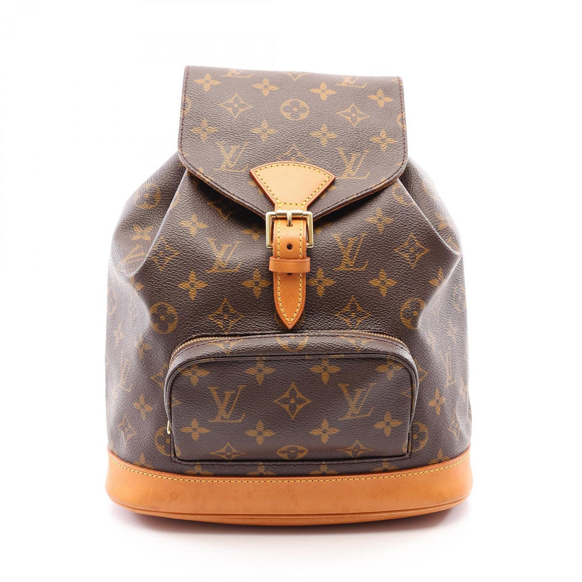 ルイ・ヴィトン モンスリMM モノグラム リュックサック バックパック ブラウン系 バッグ LOUIS VUITTON