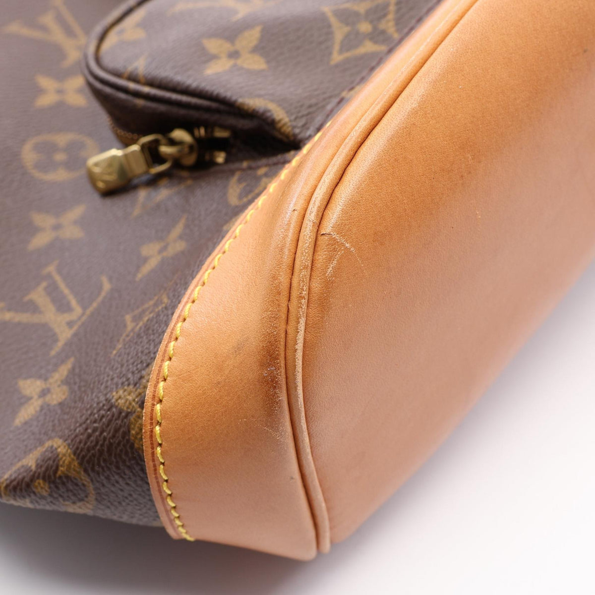 ルイ・ヴィトン モンスリMM モノグラム リュックサック バックパック ブラウン系 バッグ LOUIS VUITTON
