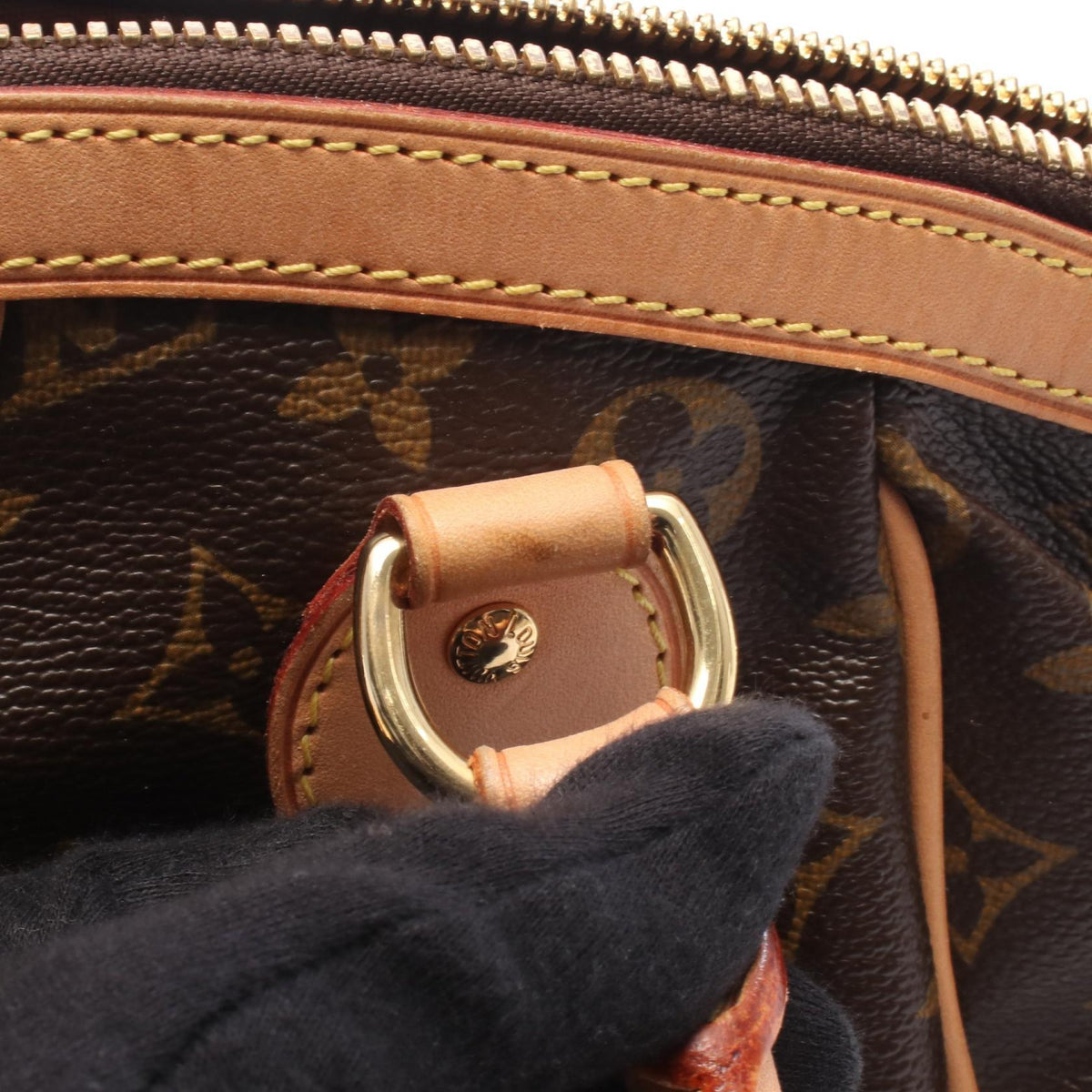 ルイ・ヴィトン ティヴォリPM ハンドバッグ ブラウン系 バッグ LOUIS VUITTON