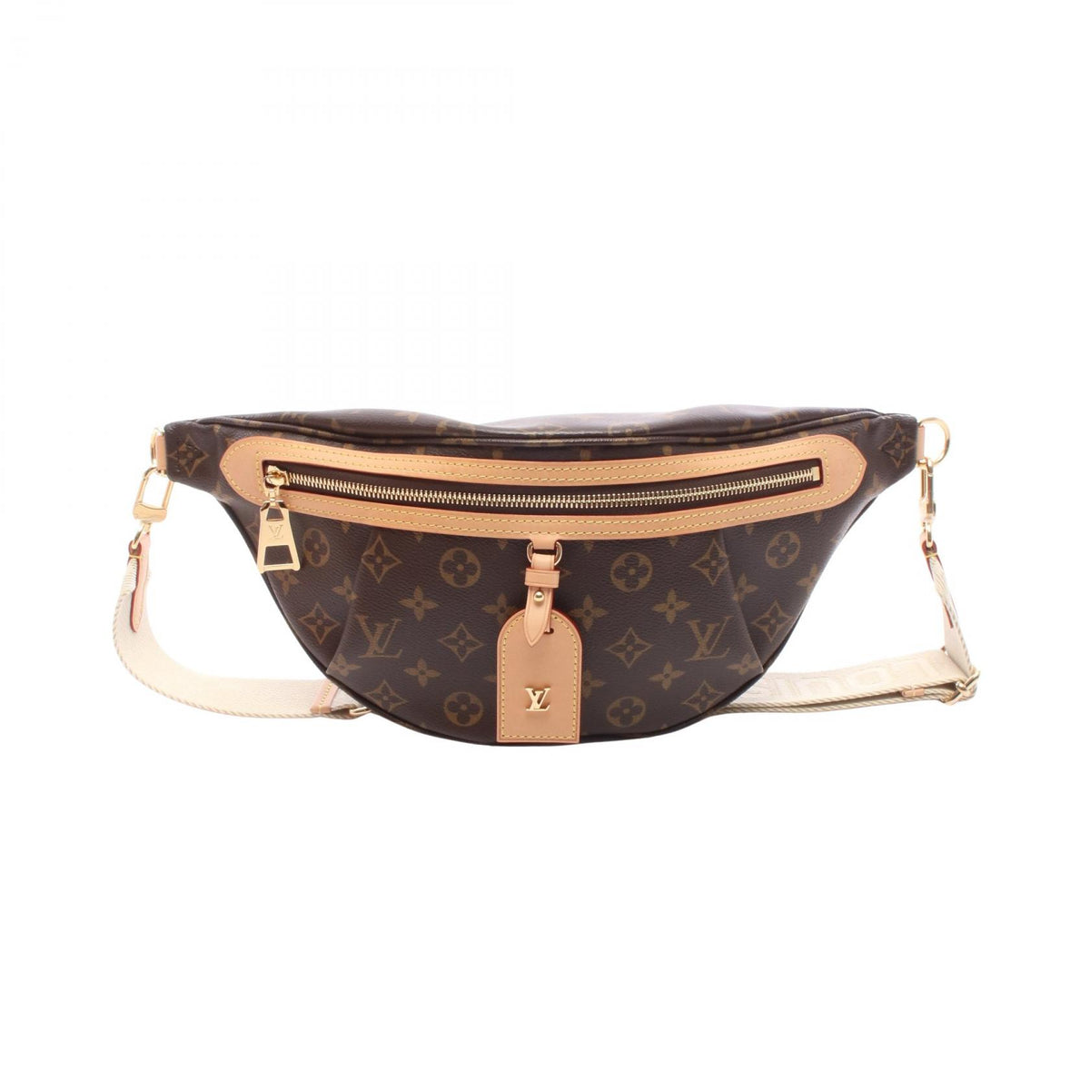 ルイ・ヴィトン ハイライズ モノグラム ウエストバッグ ボディバッグ ブラウン系 バッグ LOUIS VUITTON