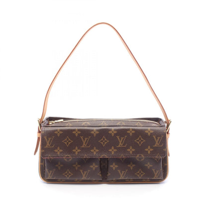 ルイ・ヴィトン ヴィバシテMM モノグラム ショルダーバッグ ブラウン系 バッグ LOUIS VUITTON