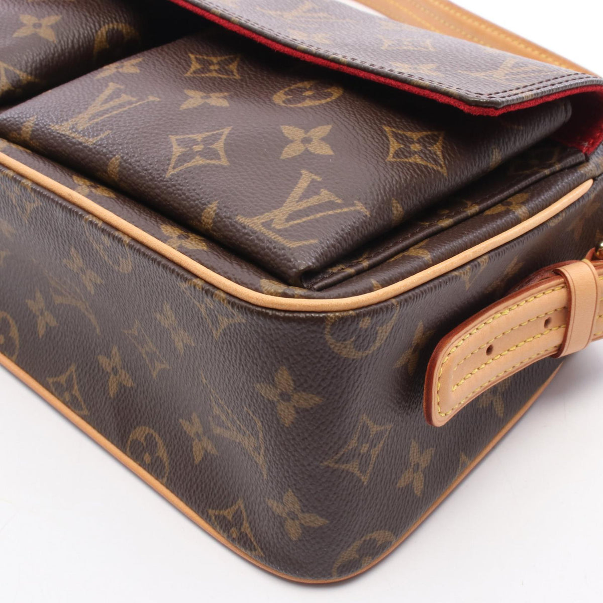 ルイ・ヴィトン ヴィバシテMM モノグラム ショルダーバッグ ブラウン系 バッグ LOUIS VUITTON