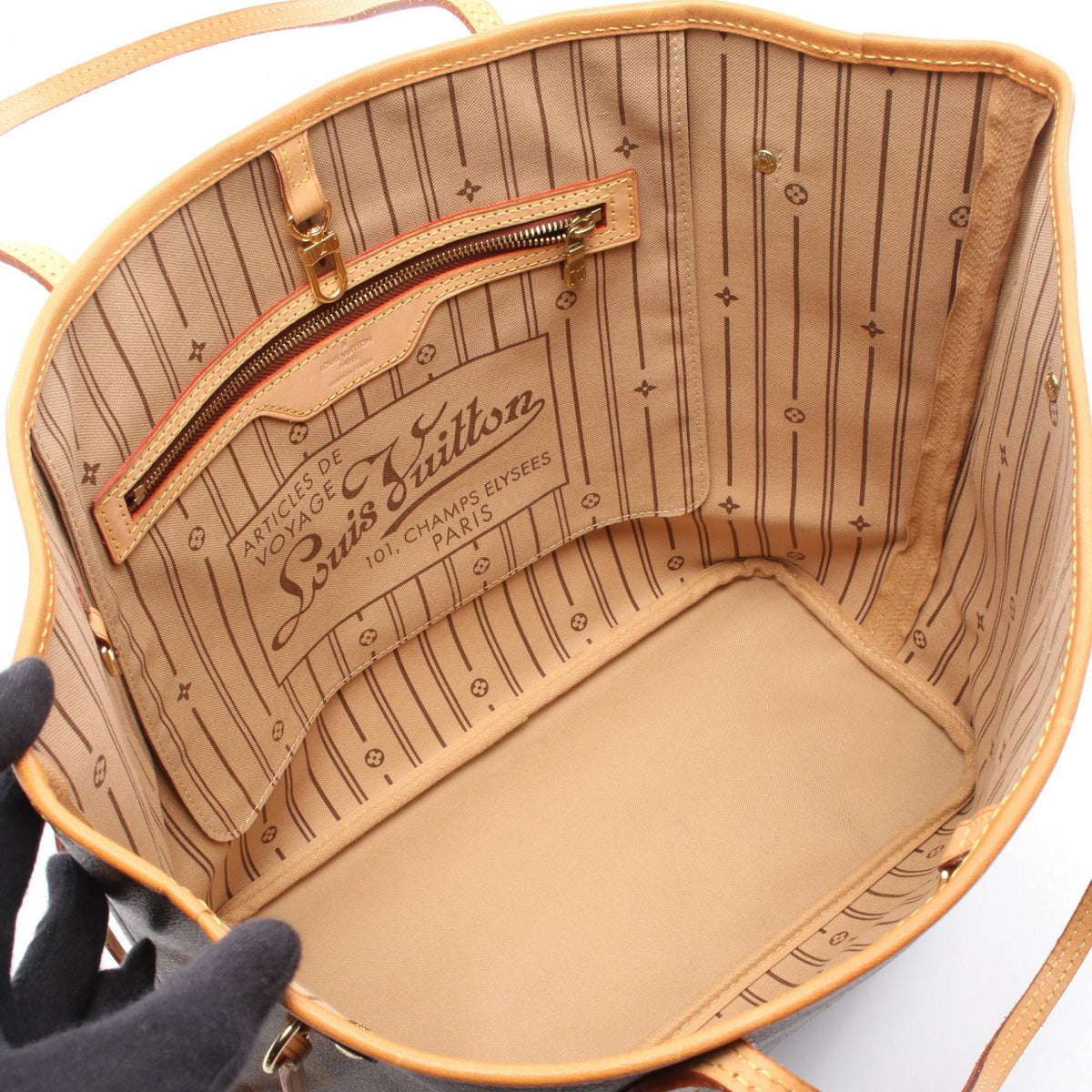 ルイ・ヴィトン ネヴァーフルMM モノグラム トートバッグ ブラウン系 バッグ LOUIS VUITTON