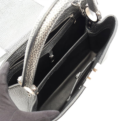 ルイ・ヴィトン カプシーヌMM 2WAY ハンドバッグ シルバー系 シルバー バッグ LOUIS VUITTON