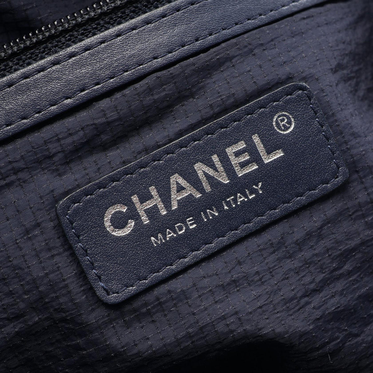 シャネル マトラッセ バックパック リュックサック バックパック ネイビー系 ホワイト系 バッグ CHANEL