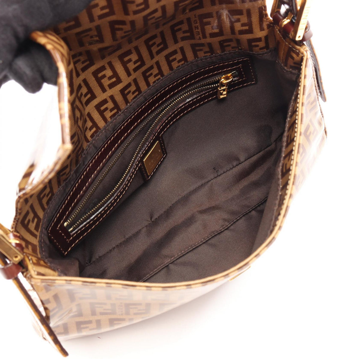 フェンディ マンマバケット ズッカ ハンドバッグ ベージュ系 ブラウン系 バッグ FENDI