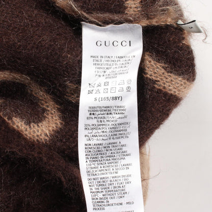 グッチ GG柄 Vネック ニット ブラウン系 トップス GUCCI