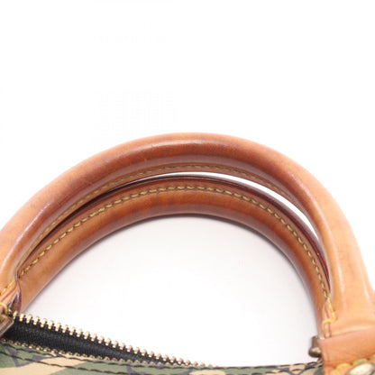 ルイ・ヴィトン LV × TM スピーディ35 モノグラモフラージュ ハンドバッグ カーキ系 ブラウン系 ブラック系 バッグ LOUIS VUITTON