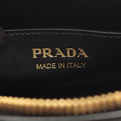 プラダ SOFT CALF IMPUN ショルダーバッグ ブラック系 バッグ PRADA