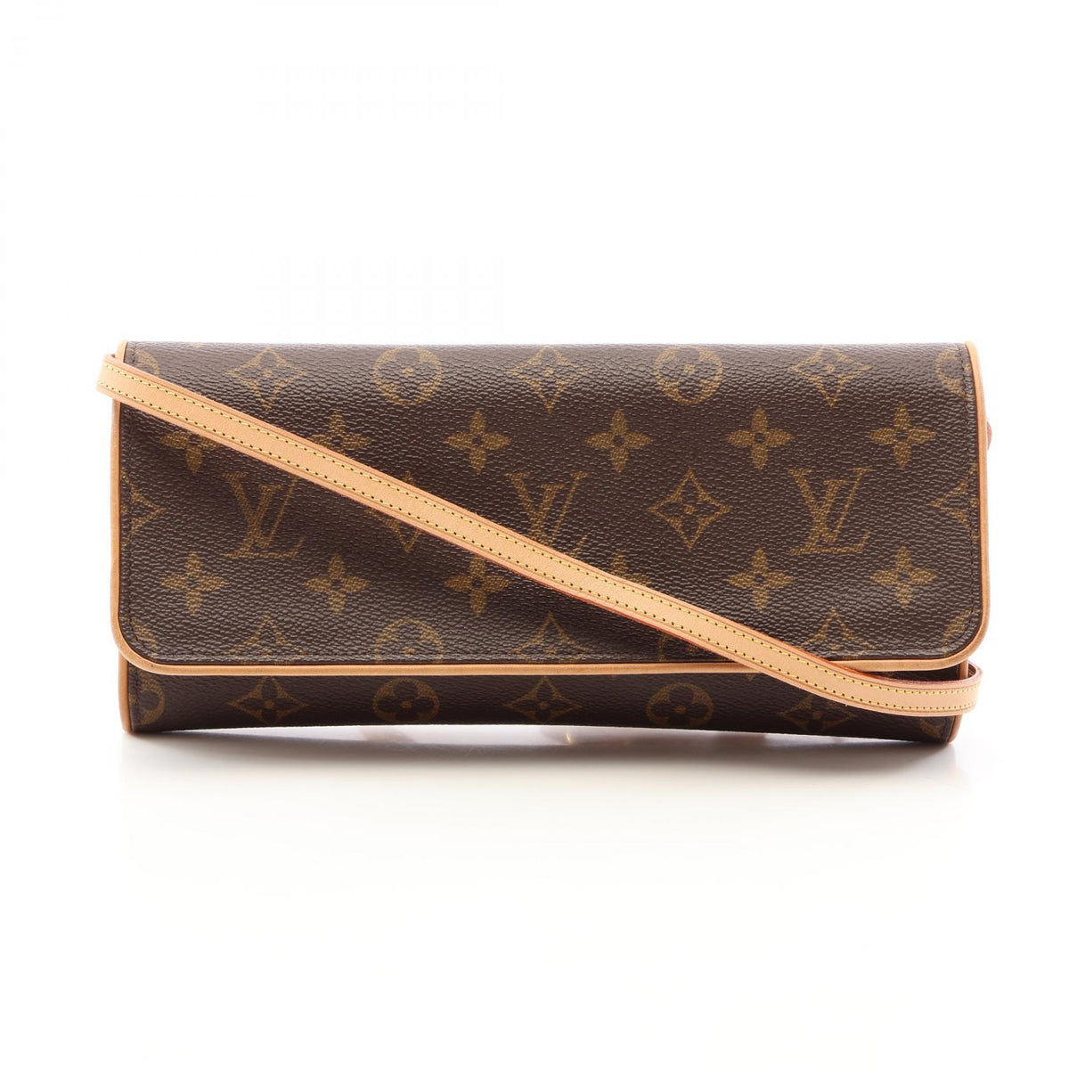 ルイ・ヴィトン ポシェットツインGM モノグラム ショルダーバッグ ブラウン系 バッグ LOUIS VUITTON