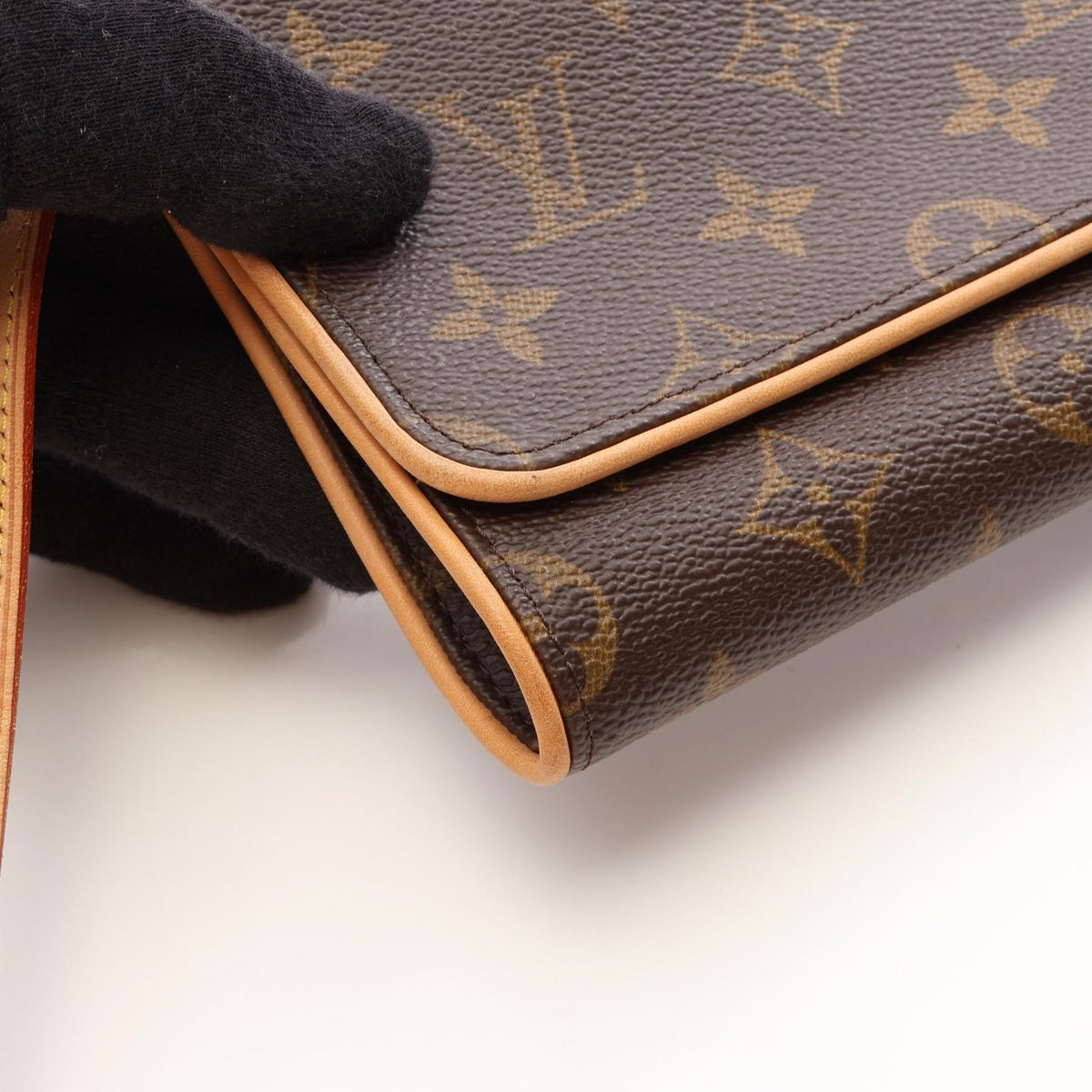 ルイ・ヴィトン ポシェットツインGM モノグラム ショルダーバッグ ブラウン系 バッグ LOUIS VUITTON