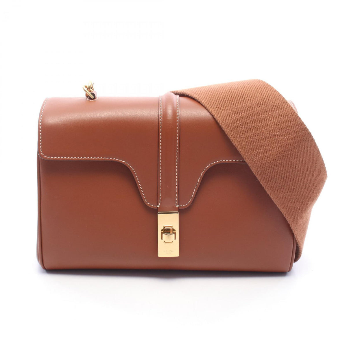 セリーヌ ティーンソフト16 ショルダーバッグ ブラウン系 バッグ CELINE