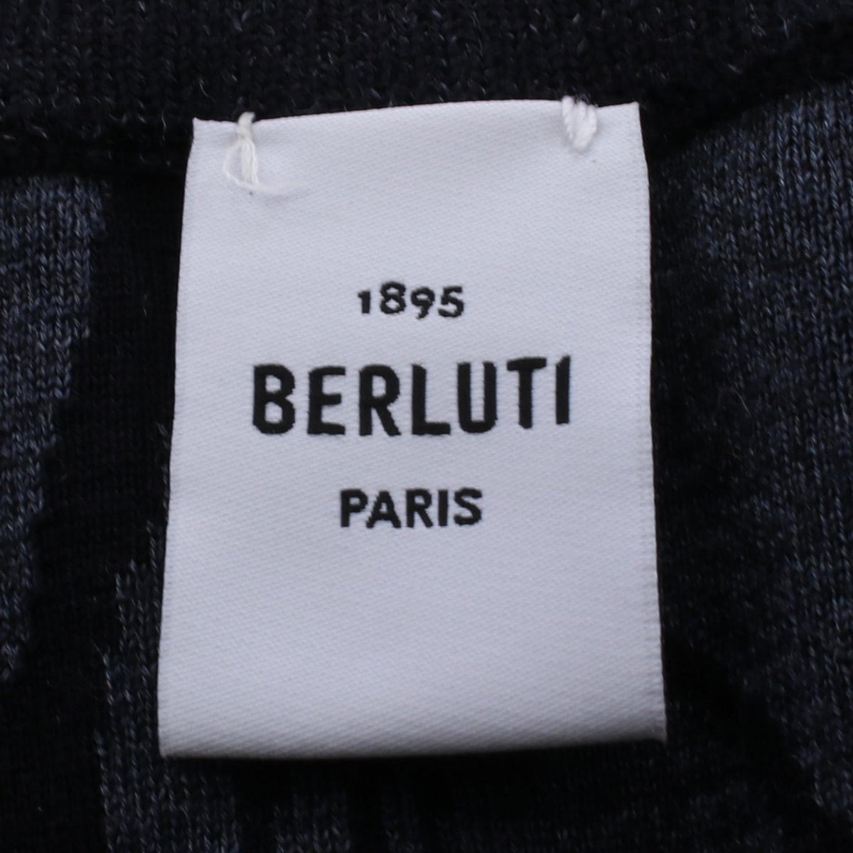 ベルルッティ 総柄 ニット ネイビー系 トップス BERLUTI