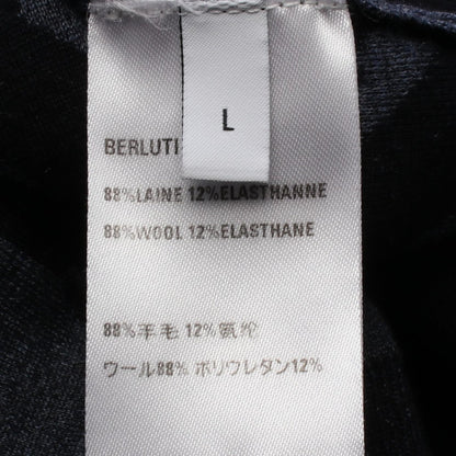 ベルルッティ 総柄 ニット ネイビー系 トップス BERLUTI