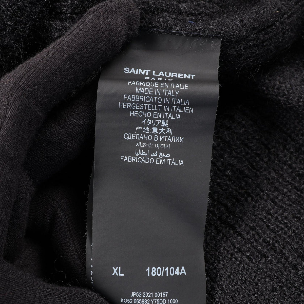 サンローランパリ ハイネック ニット ブラック系 トップス SAINT LAURENT PARIS