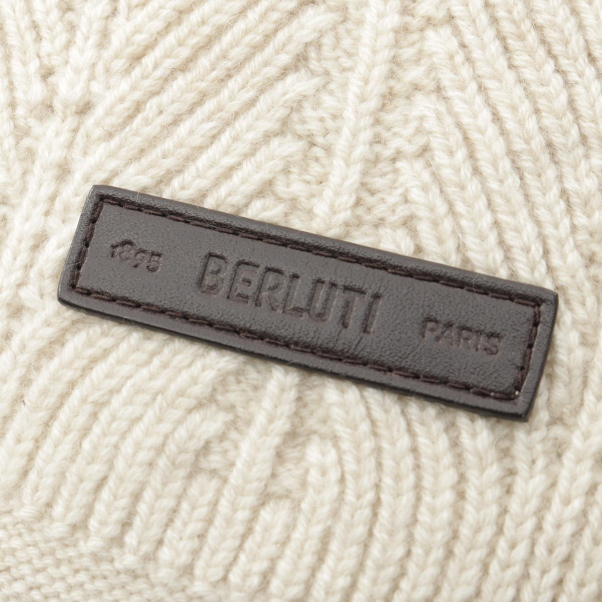 ベルルッティ ヘリンボーン マフラー ベージュ系 財布・小物 BERLUTI
