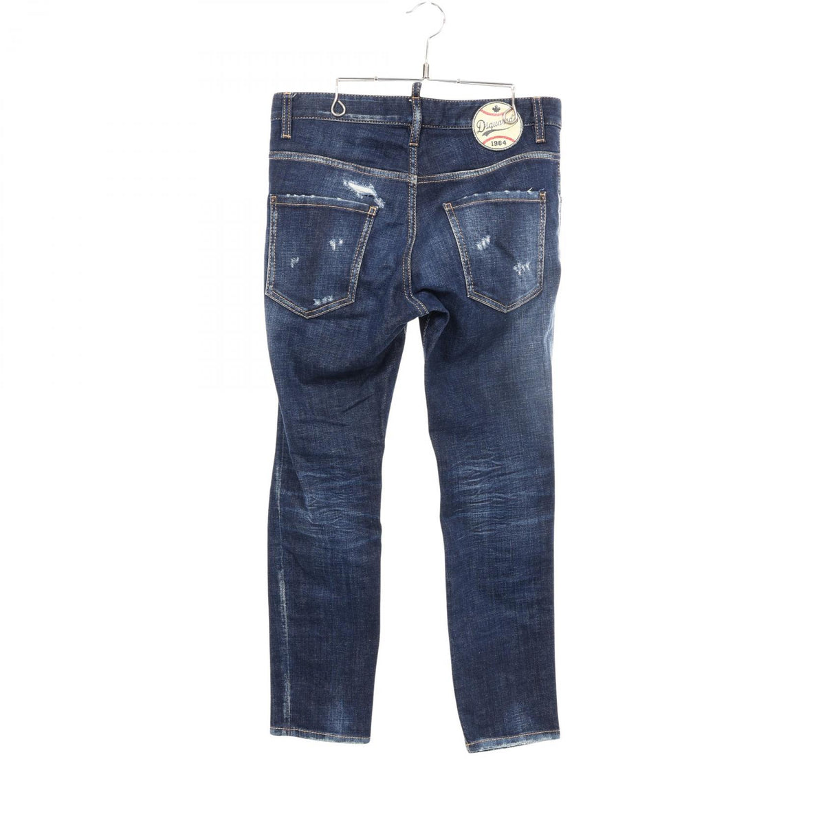 ディースクエアード Skater Jean ダメージ ウォッシュ加工 デニムパンツ ネイビー系 ボトムス DSQUARED2