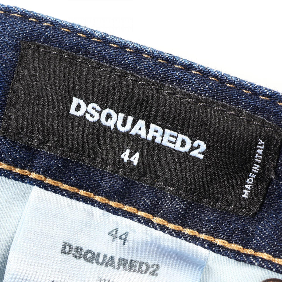 ディースクエアード Skater Jean ダメージ ウォッシュ加工 デニムパンツ ネイビー系 ボトムス DSQUARED2
