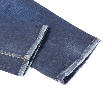 ディースクエアード Skater Jean ダメージ ウォッシュ加工 デニムパンツ ネイビー系 ボトムス DSQUARED2