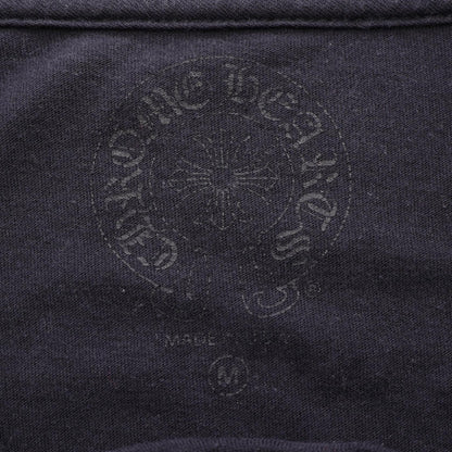 クロムハーツ スクロールラベル アームロゴ ポケット付き 長袖Tシャツ ブラック系 トップス CHROME HEARTS