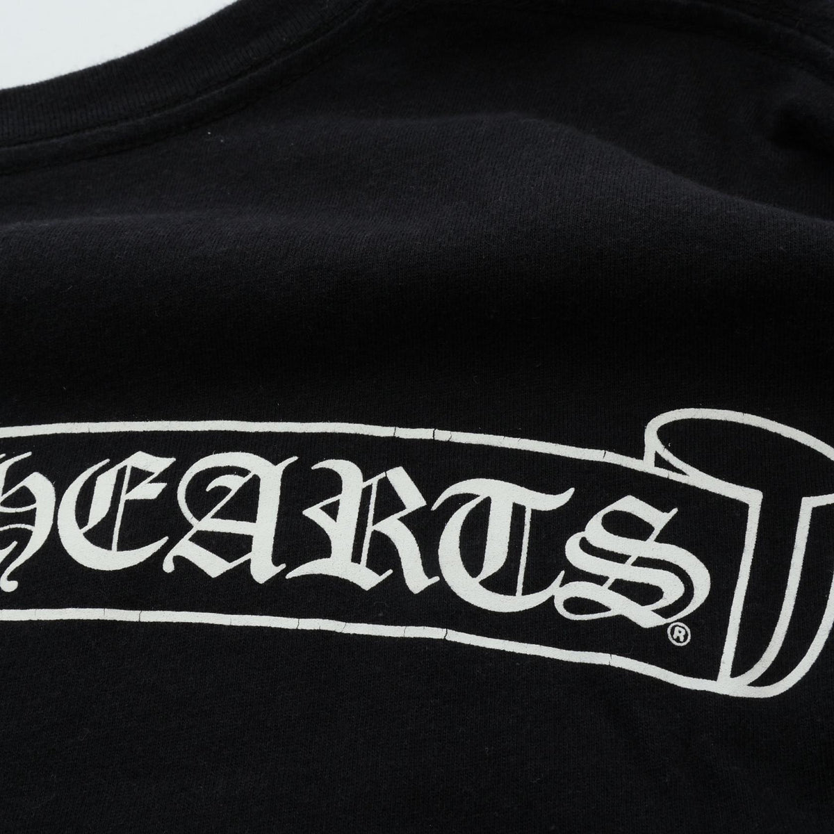 クロムハーツ スクロールラベル アームロゴ ポケット付き 長袖Tシャツ ブラック系 トップス CHROME HEARTS