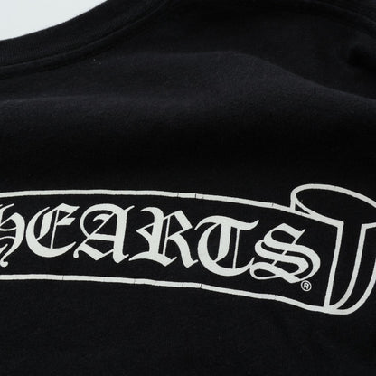 クロムハーツ スクロールラベル アームロゴ ポケット付き 長袖Tシャツ ブラック系 トップス CHROME HEARTS