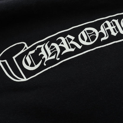クロムハーツ スクロールラベル アームロゴ ポケット付き 長袖Tシャツ ブラック系 トップス CHROME HEARTS