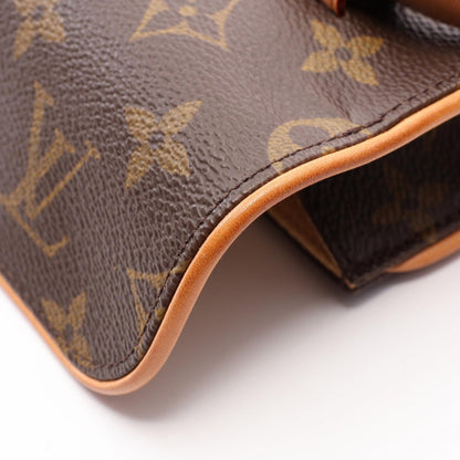 ルイ・ヴィトン ポシェットフロランティーヌ モノグラム ウエストバッグ ボディバッグ ブラウン系 バッグ LOUIS VUITTON
