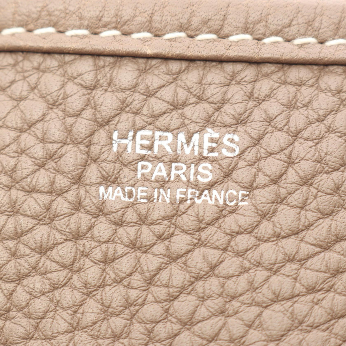 エルメス エヴリン 1 アン PM エトゥープ ショルダーバッグ グレー系 トリヨンクレマンス バッグ HERMES