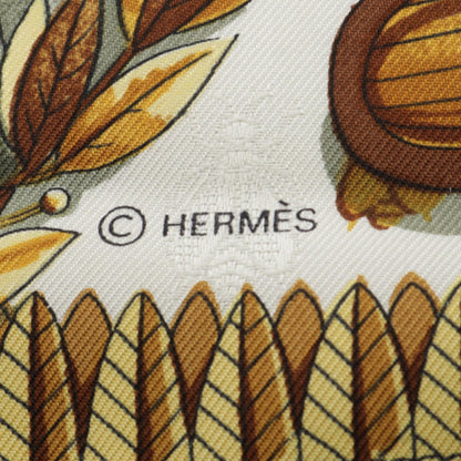 エルメス カレ90 NAPOLEON スカーフ グリーン系 マルチカラー シルク 財布・小物 HERMES