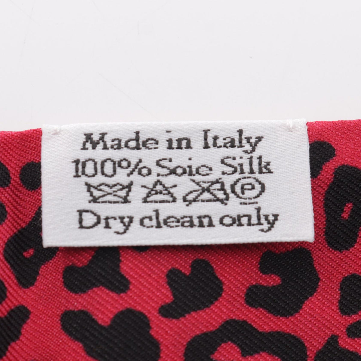 ディオール ミッツァ レオパード リボン スカーフ レッド系 ブラック系 財布・小物 DIOR