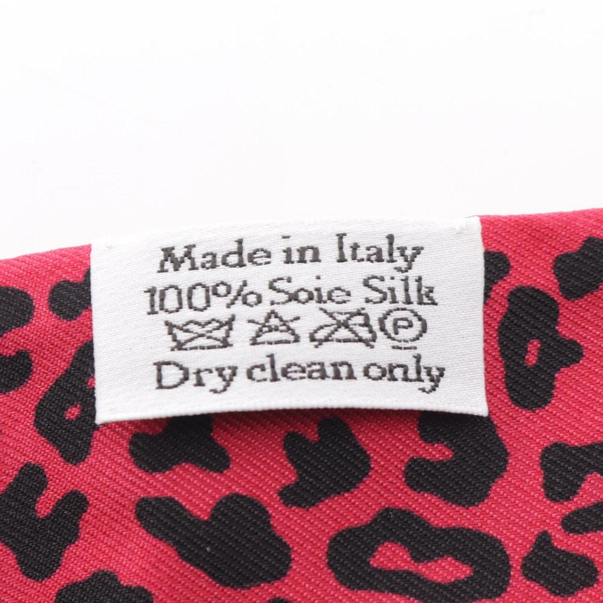 ディオール ミッツァ レオパード リボン スカーフ レッド系 ブラック系 財布・小物 DIOR