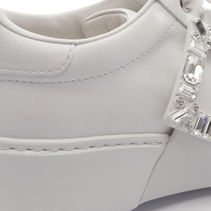 ロジェ ヴィヴィエ ヴィヴ スケート ストラスバックル スニーカー ホワイト系 シューズ ROGER VIVIER