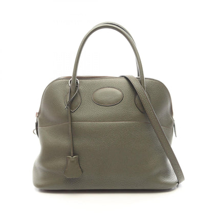 エルメス ボリード31 2WAY ハンドバッグ カーキ系 トリヨンクレマンス バッグ HERMES