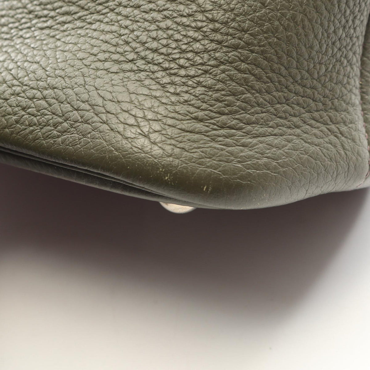 エルメス ボリード31 2WAY ハンドバッグ カーキ系 トリヨンクレマンス バッグ HERMES