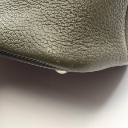 エルメス ボリード31 2WAY ハンドバッグ カーキ系 トリヨンクレマンス バッグ HERMES