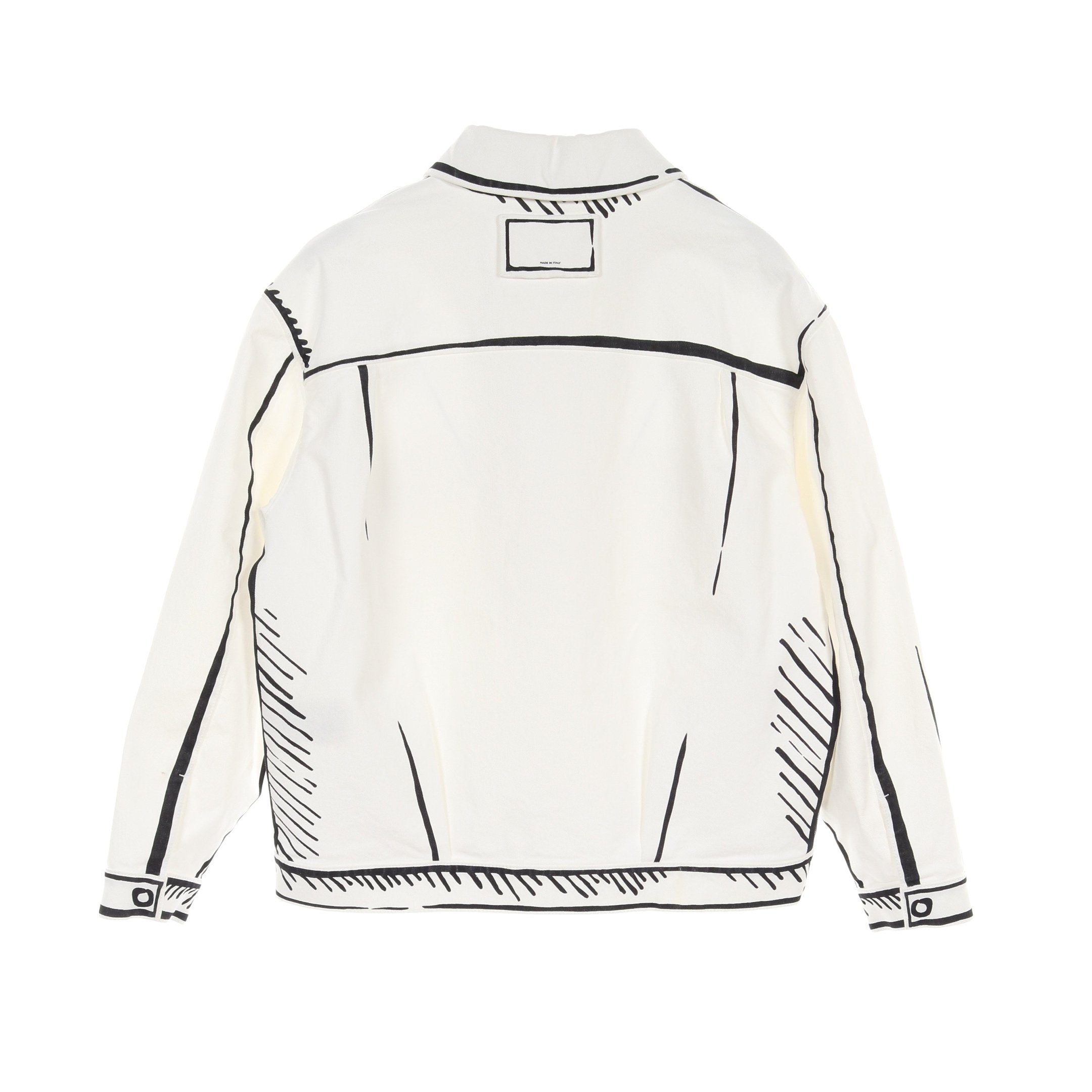 FENDI × Joshua Vides デニムジャケット コットン ホワイト ブラック